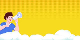 卡通风-会议背景