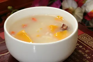 南瓜小枣枸杞粥 (1)