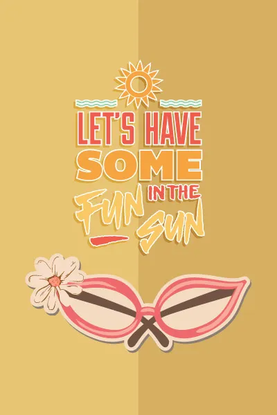 夏天海报|矢量|插画|扁平|风格ai矢量模版下载