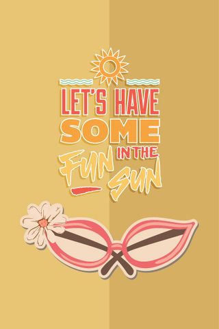 夏天海报|矢量|插画|扁平|风格