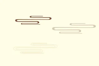 中国风古典传统图案边框纹理祥云灯笼装饰线条PSD背景素材