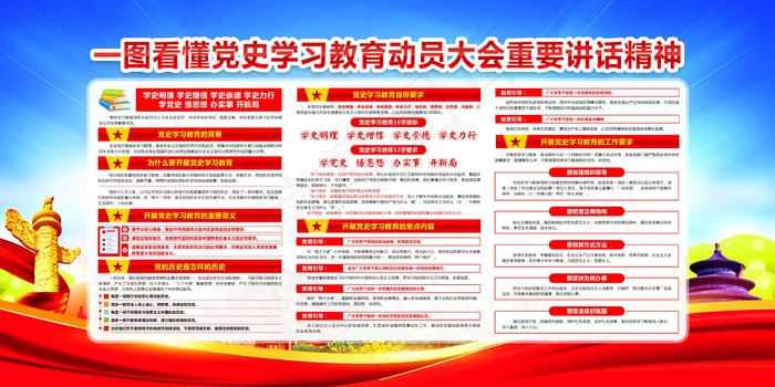 建党节100周年27psd模版下载