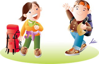 背包 旅行包 卡通人物