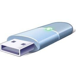 USB闪存盘 PNG免抠(256x256)