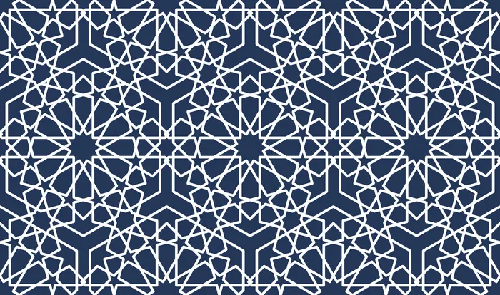 古典线条底纹蓝色设计背景