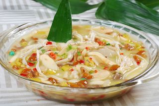 川菜湘菜高清菜谱 开胃山菌钵