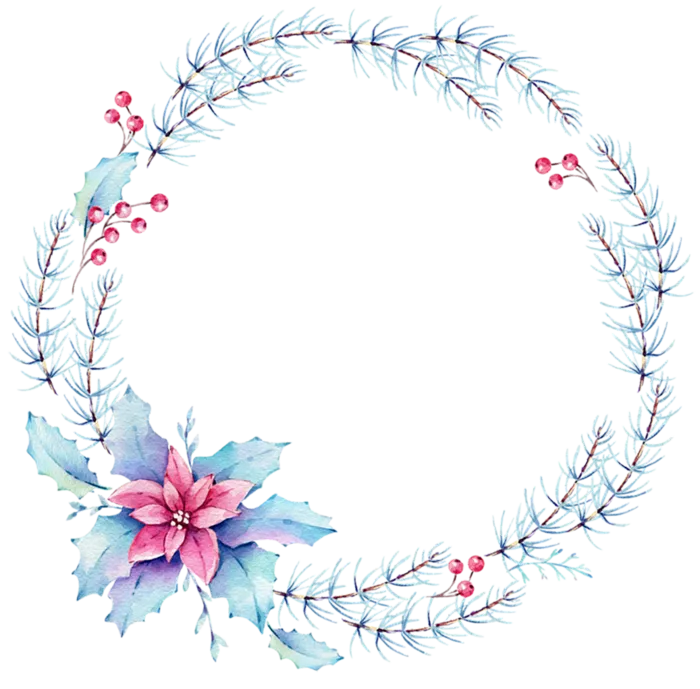 花朵边框简笔
