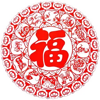 春节剪纸装饰