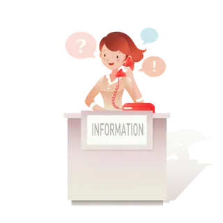 前台接待客服美女