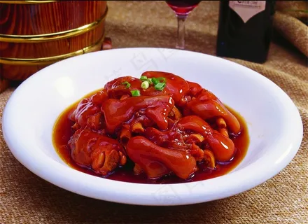 红焖猪手美食素材中华美食 红焖猪手美食素材中华美食