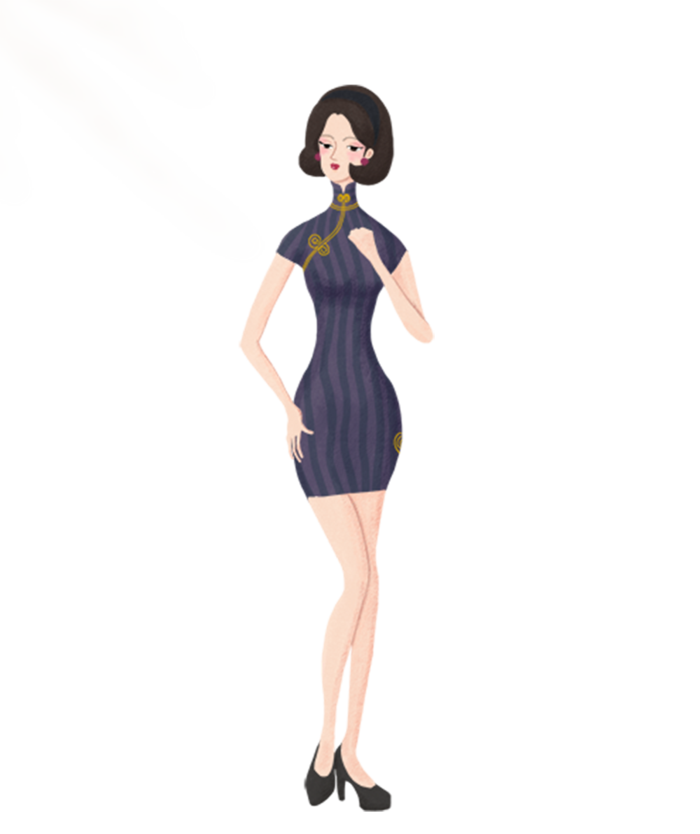 传统旗袍美女 (19)