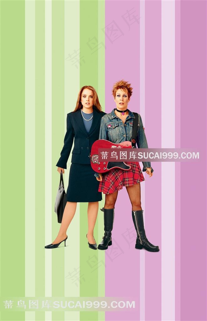时尚的辣妈辣妹电影海报