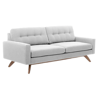 灰色 双人 沙发 免扣png