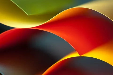 随意叠放的彩纸高清图片