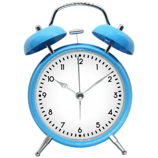 青色小闹钟