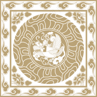 中国风传统吉祥寓意图案古代喜庆祥瑞纹样纹饰PNG免抠