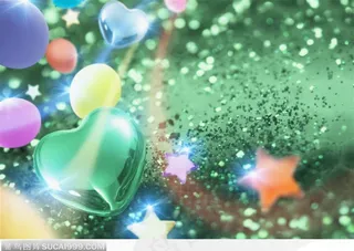 梦幻汽球-桃心与五角星(1)