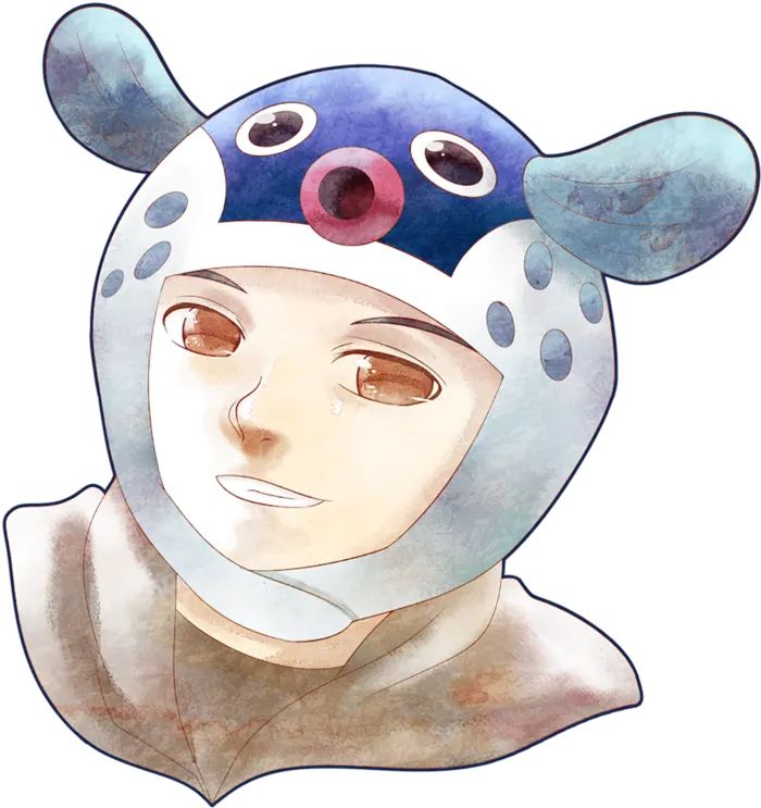 鱼头帽素材人物卡通