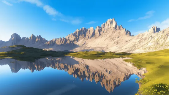 美丽大气写意风景背景壁纸插画-卓尔那瓦高原