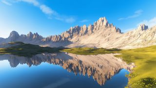 美丽大气写意风景背景壁纸插画-卓尔那瓦高原