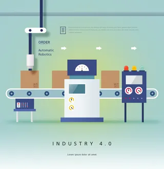 生产化机械设备PSD素材