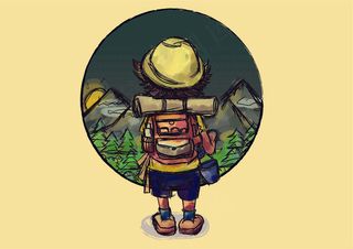 和朋友去露营系列