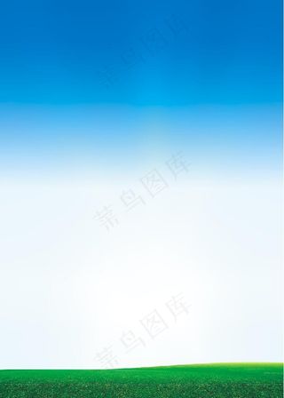 蓝天白云素材 蓝天草坪