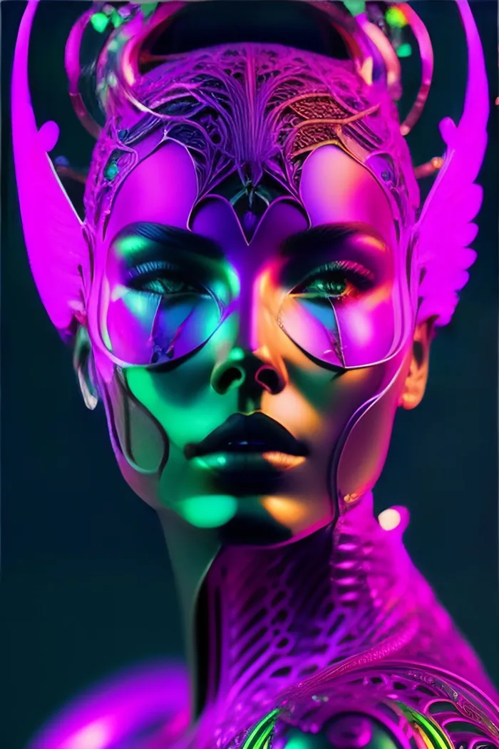 人脑机器人人类终极形态概念图