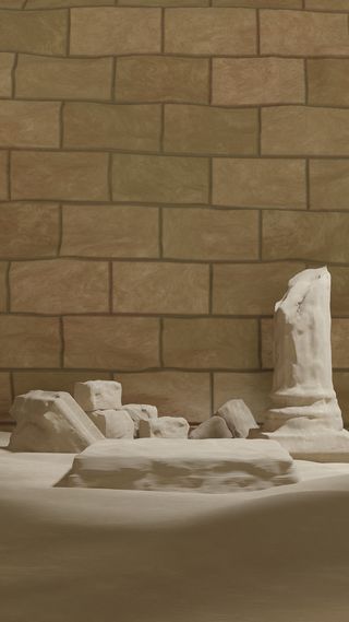 小清新电商c4d场景展台合层背景