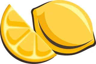 柠檬立体插画