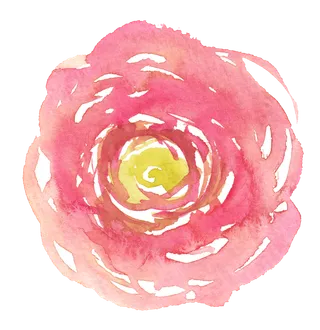 唯美森系手绘水彩花朵 免抠