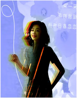 春日双重曝光合成图