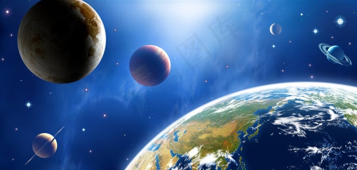美丽的星球背景素材