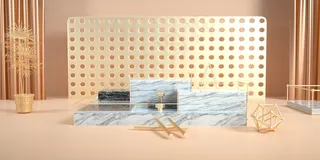 C4D电商场景模型渲染背景