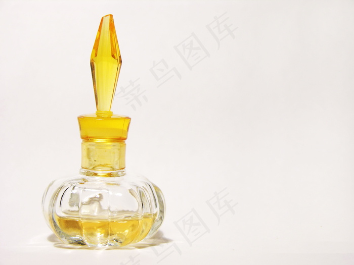黄色香水瓶图片