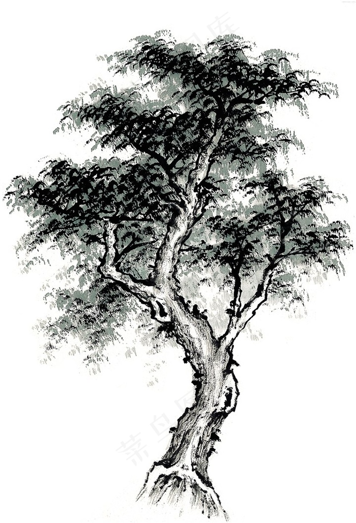 树艺术绘画图片素材