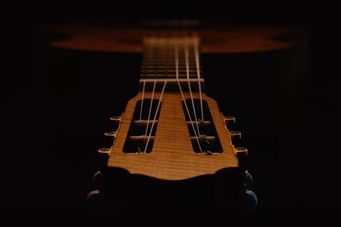 吉他手柄特写图片 吉他手柄特写图片