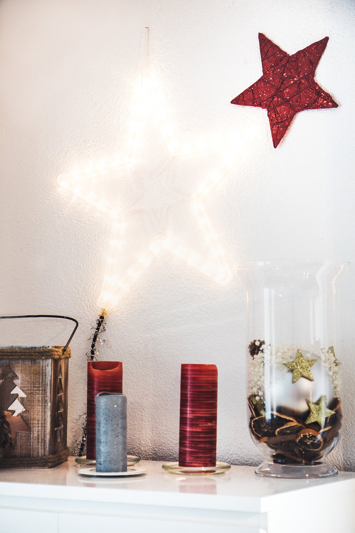 圣诞节圣诞墙壁装饰元素静物特写场景(72)