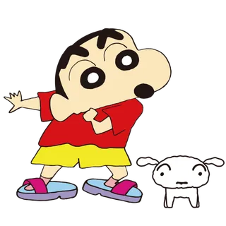 蜡笔小新可爱人物免扣素材