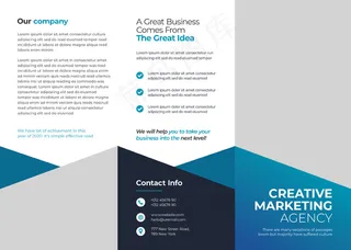 折页  折页模板 宣传折页 企业三折页   创意 