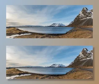 冬天自然背景风景