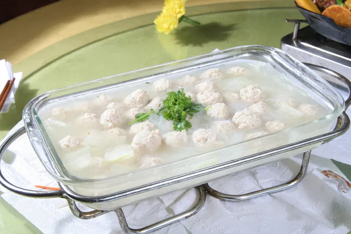 水汆羊肉丸子