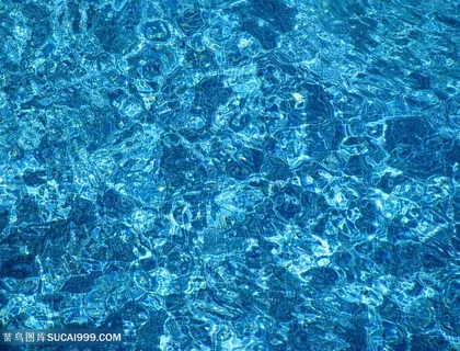 蓝色水面波纹背景高清图 蓝色水面波纹背景高清图