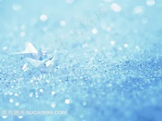 闪亮蓝色钻石背景底纹