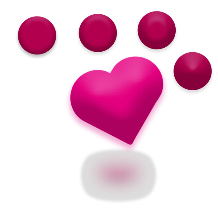 爱心和按钮素材免扣