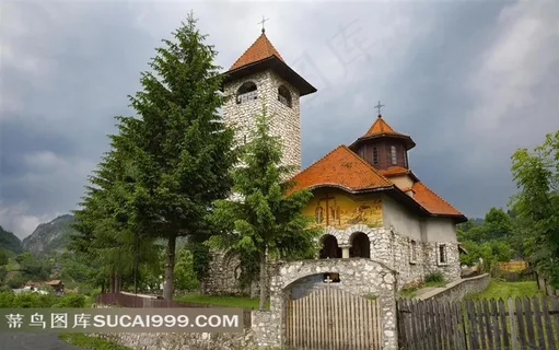 欧式城堡图片素材