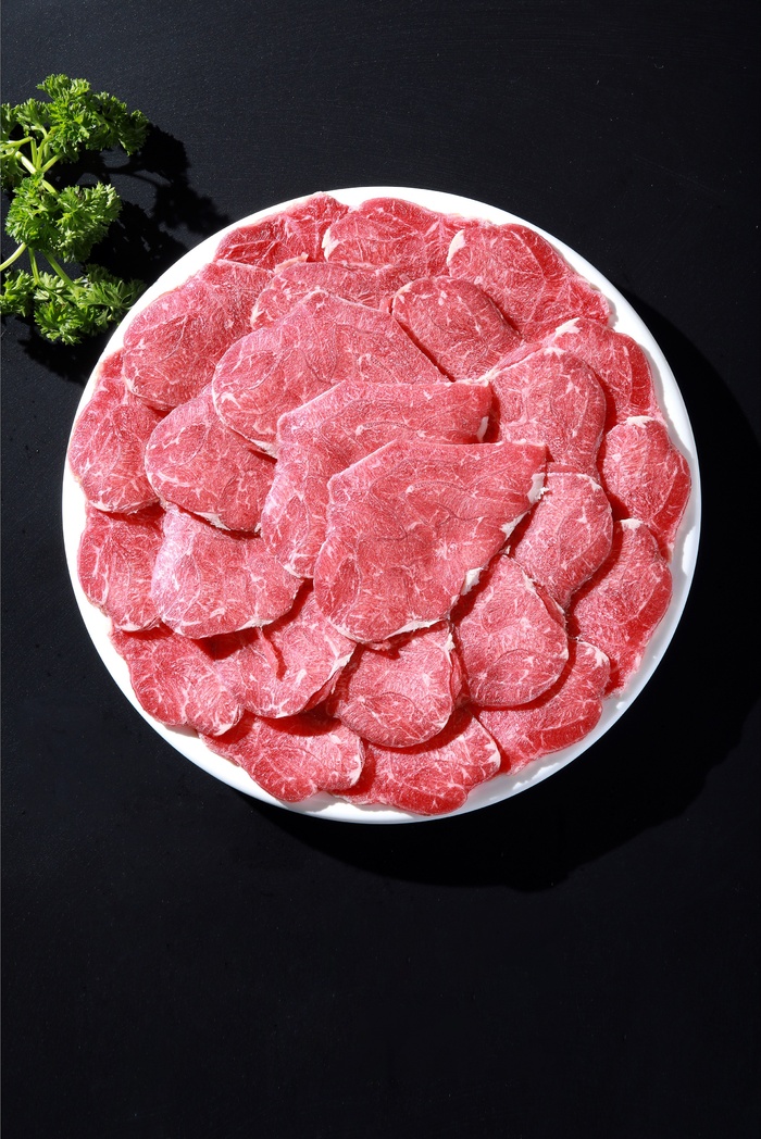 火锅菜品配菜牛肉丝肥牛卷牛肉卷涮牛肉
