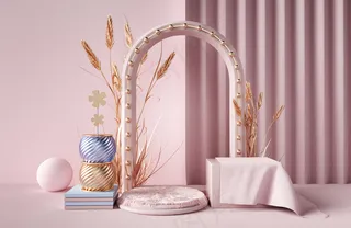 C4D电商场景模型渲染背景