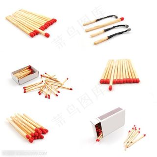 各种形态的火柴与火柴盒