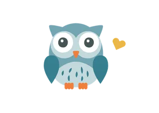 猫头鹰蓝色